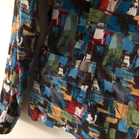 CHRISTOPHER & BANKS Multicolored Jacket Blazer - Picture 6 of 8